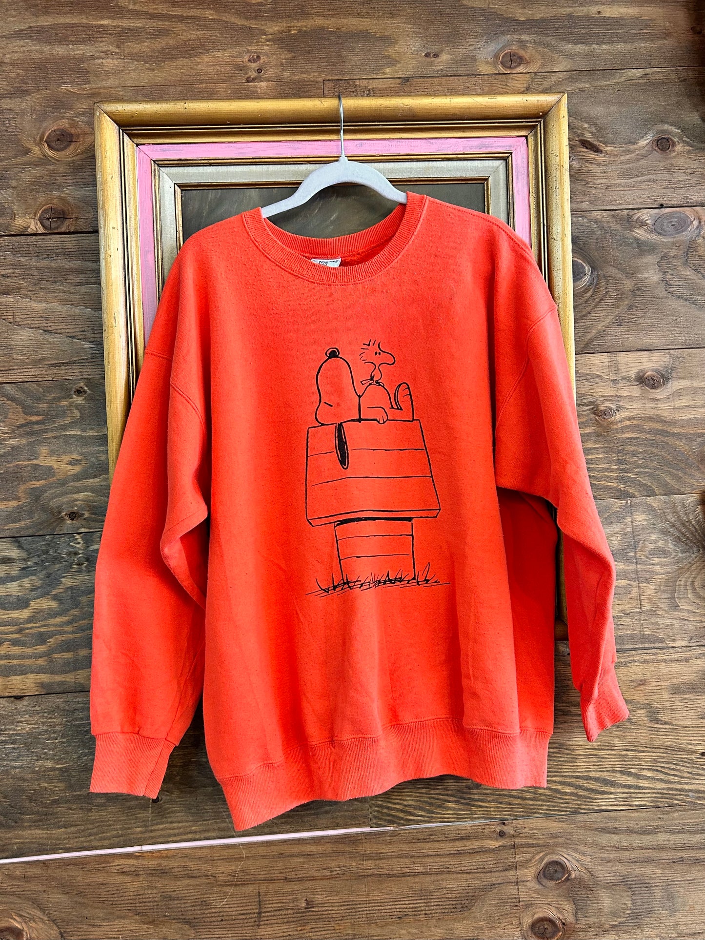 Printed on vintage •Snoopy & Woodstock
