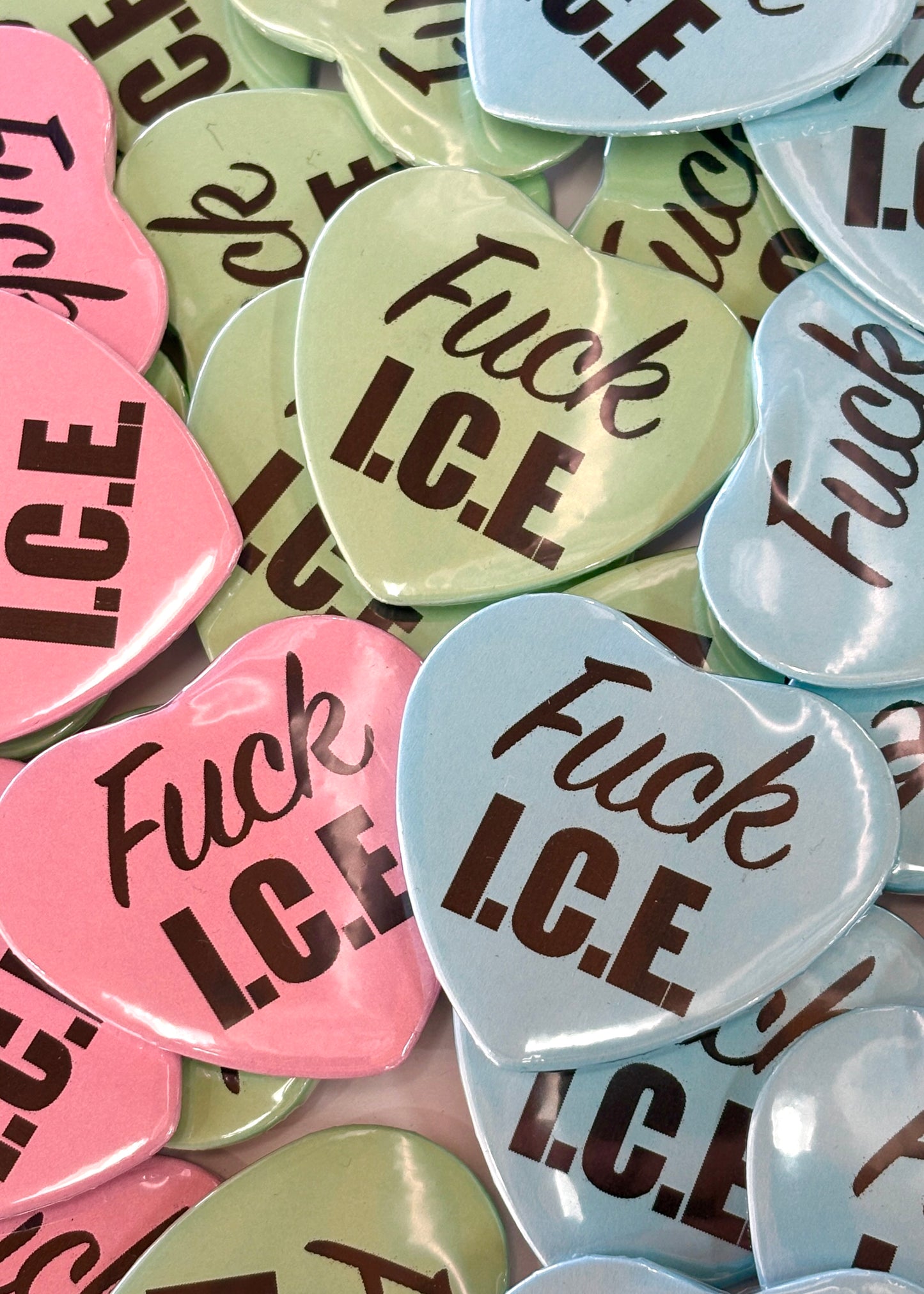 FUCK ICE pins • 3pk