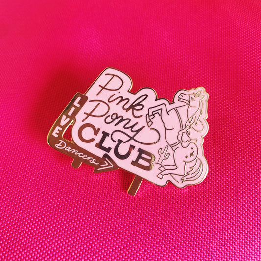 Pink Pony Club Enamel Pin